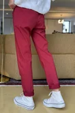 Made in Italy Luxury Smooth Magic Trouser Bordeaux